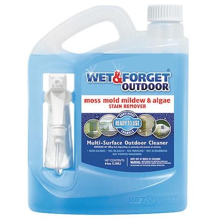 Liquid 64 oz. Mold, Moss, Algae, Mildew Remover, Trigger Spray Bottle MPN:804064
