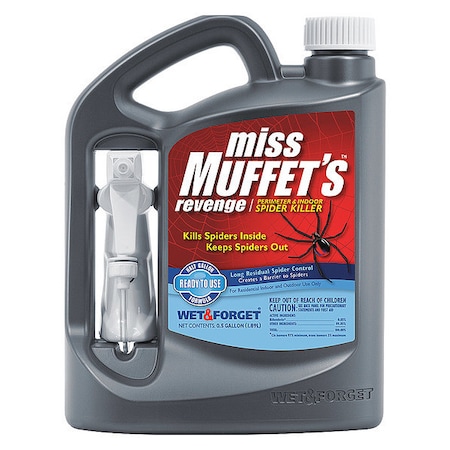 64 oz Perimeter & Indoor Spider Killer, DEET Free, 3 ft Hose MPN:803064