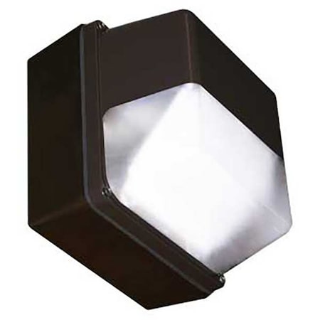 Wall Pack, LED, 5000K, 1200 lm, 9.6W, 120V AC MPN:80-WP-LED-2K4-FC-HB-120-277