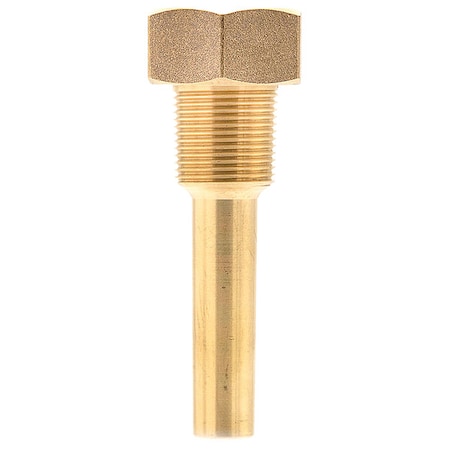 Thermowell, NPT, Brass, Male MPN:T1E3D2