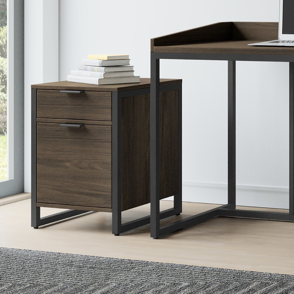 Elle Decor Lemont 18inD Vertical 2-Drawer File Cabinet, Natural Alder MPN:EC-LEDF