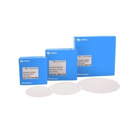 Grade 541 filter paper, 20 - 25 u, PK100 MPN:1541-400