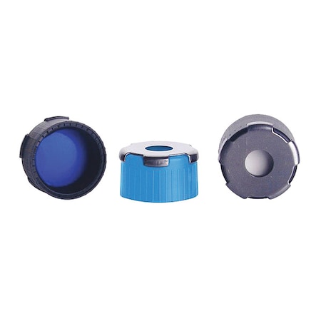 Cap, 18 mm Dia, Blue, PK100 MPN:18-4102