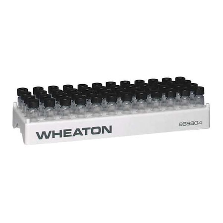 Vial Rack, Holds 48, PK5 MPN:868804