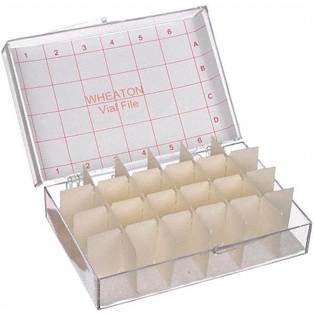Vial Store Case, Holds 24 Test Tubes, PK6 MPN:W228792