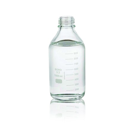 LAB 45 Graduated Media Bottle, 1000, PK 12 MPN:219920