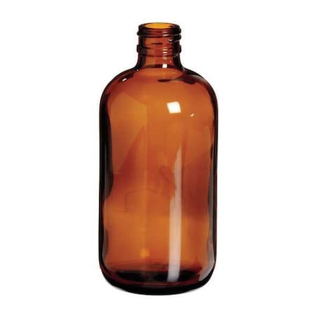Bottle, 142 mm H, Amber, 64 mm Dia, PK48 MPN:220924