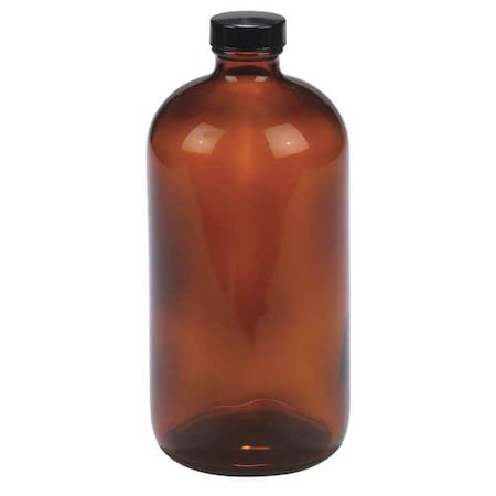 Bottle, 174 mm H, Amber, 78 mm Dia, PK24 MPN:220935