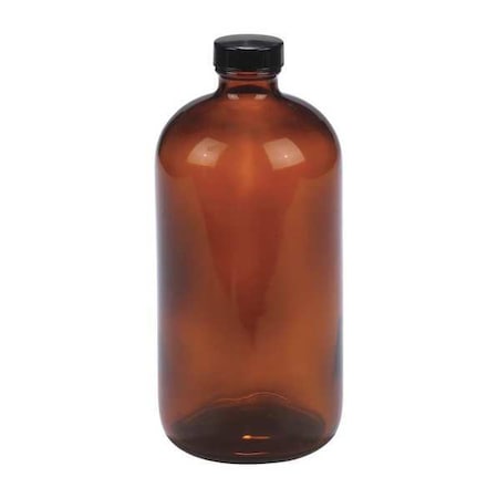 Bottle, 212 mm H, Amber, 98 mm Dia, PK12 MPN:220946
