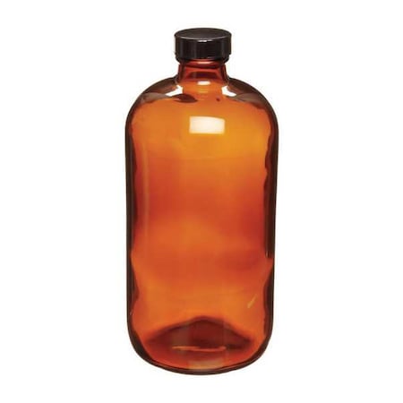 Bottle, 174 mm H, Amber, 76 mm Dia, PK24 MPN:220955