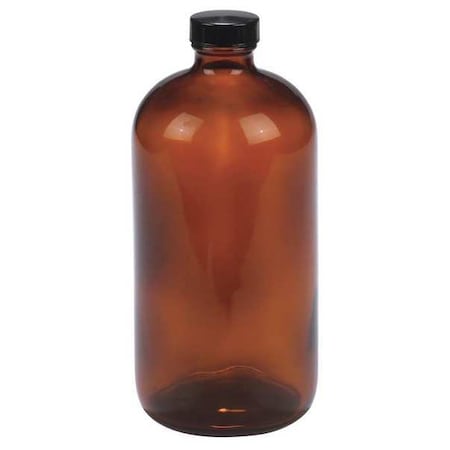 Bottle, 212 mm H, Amber, 96 mm Dia, PK12 MPN:220976