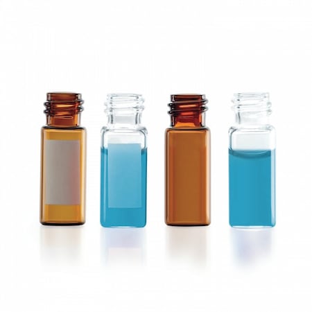 Amber Screw Top E-Z Vials, w/Step, PK100 MPN:224628