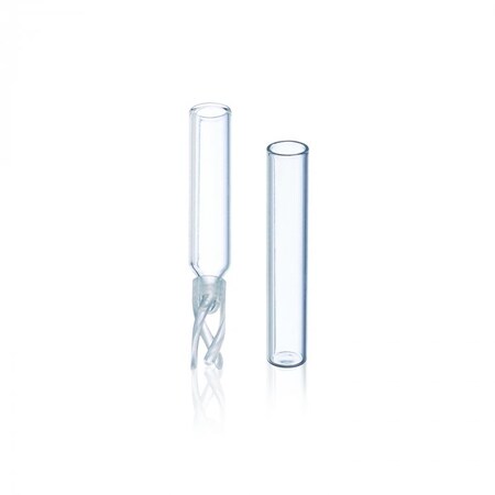 DWK Life Sciences (Wheaton) Glass Insert with Top Spring, 0.10 mL, PK200 MPN:225255