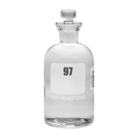 BOD Bottle, 165 mm H, Clear, 69 mm Dia, PK24 MPN:227497-05