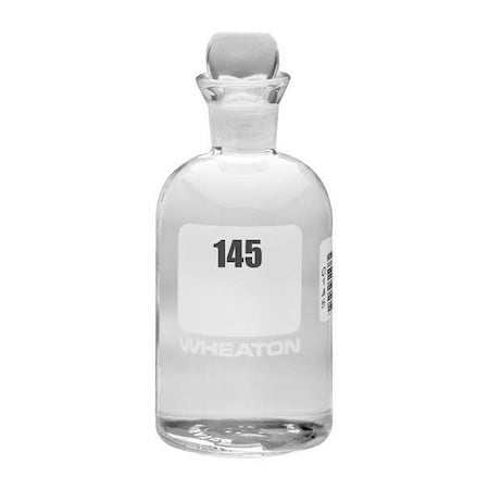 BOD Bottle, 165 mm H, Clear, 69 mm Dia, PK24 MPN:227497-07G
