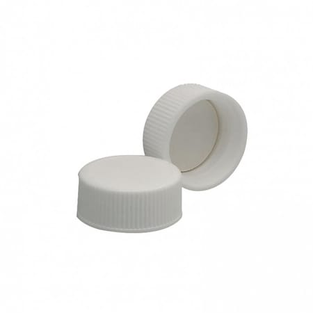 White Pp Solid Top Screw Cap W/Po, PK144 MPN:239207