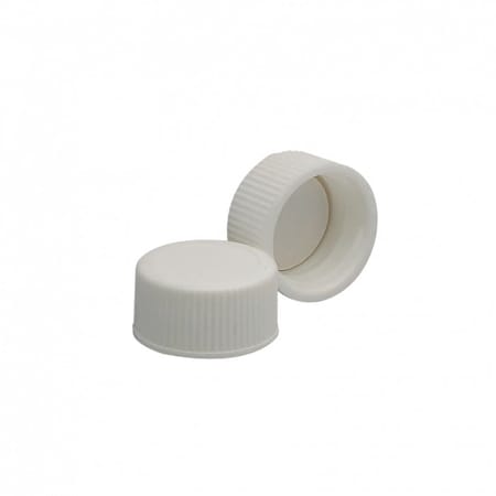 White Pp Screw Cap, W/Ptfe Faced, PK144 MPN:239227