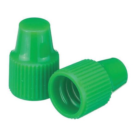Cap, 8 mm Dia, Green, PK100 MPN:242506