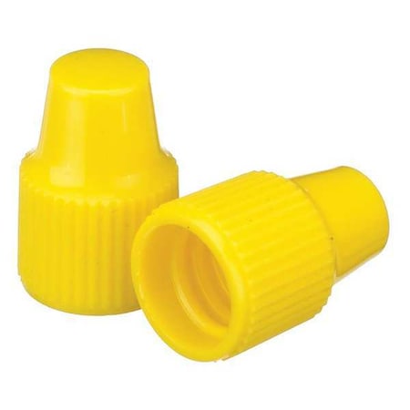 Cap, 8 mm Dia, Yellow, PK100 MPN:242508