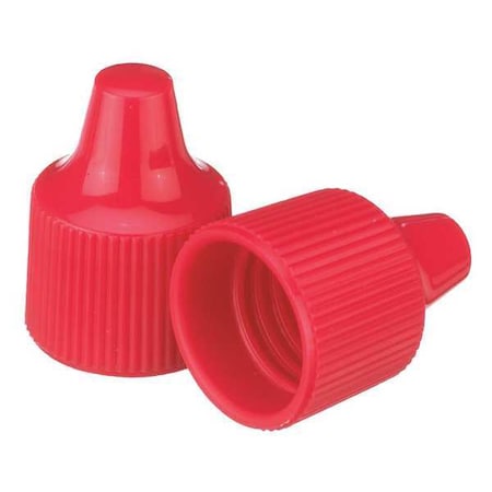 Cap, 15 mm Dia, Red, PK100 MPN:242512