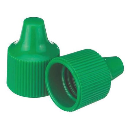 Cap, 15 mm Dia, Green, PK100 MPN:242516