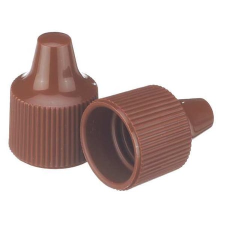 Cap, 15 mm Dia, Brown, PK100 MPN:242519
