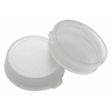 Snap Cap, Polyethylene, White Clear, PK200 MPN:242612