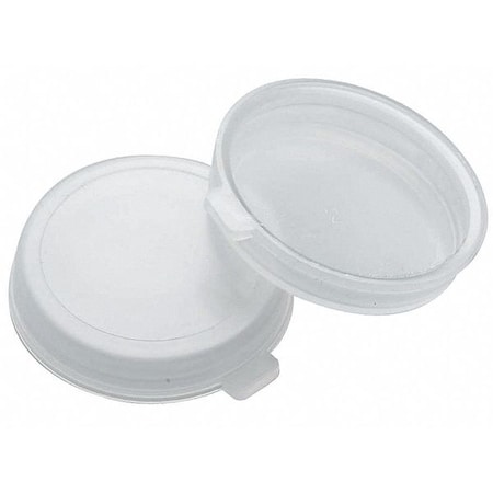 Snap Cap, Polyethylene, White Clear, PK200 MPN:242615