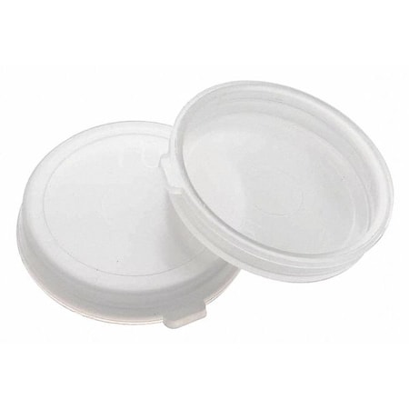Snap Cap, Polyethylene, White Clear, PK200 MPN:242616