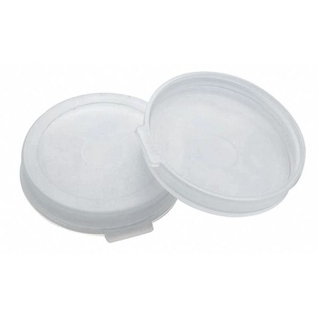 Snap Cap, Polyethylene, White Clear, PK200 MPN:242619