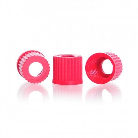 GL18 Open Top Red PBT Screw Caps, PK 10 MPN:292270602