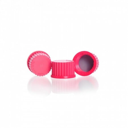 GL32 Solid Top Red PBT Screw Caps, PK 10 MPN:292401905