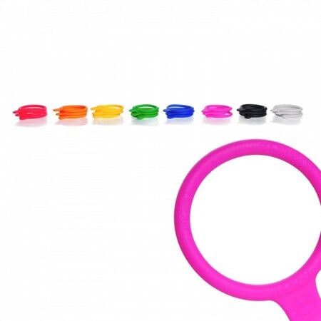 GL 45 Bottle Tags, Silicone, Assor, PK 16 MPN:292432904