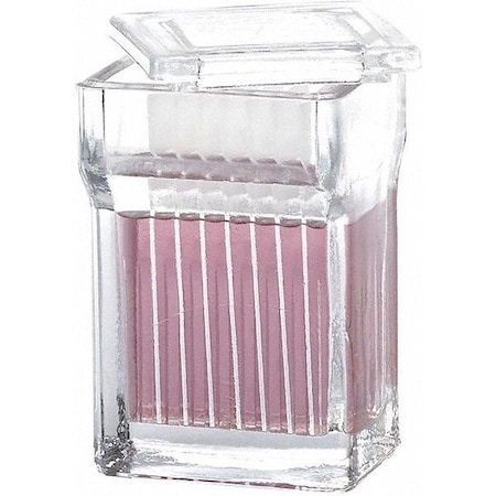 Staining Jar w/Cover, Cap. 16 Slides, PK6 MPN:900620