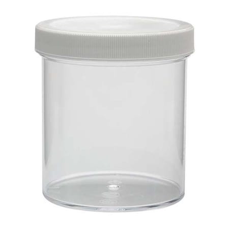 Jar, 500 mL, 99 mm H, White, PK24 MPN:W209916