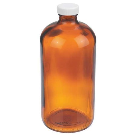 Bottle, 206 mm H, Amber, 94 mm Dia, PK12 MPN:W216841