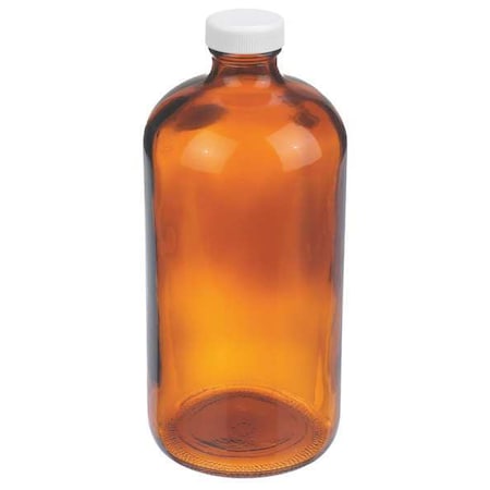 Bottle, 206 mm H, Amber, 94 mm Dia, PK12 MPN:W216847