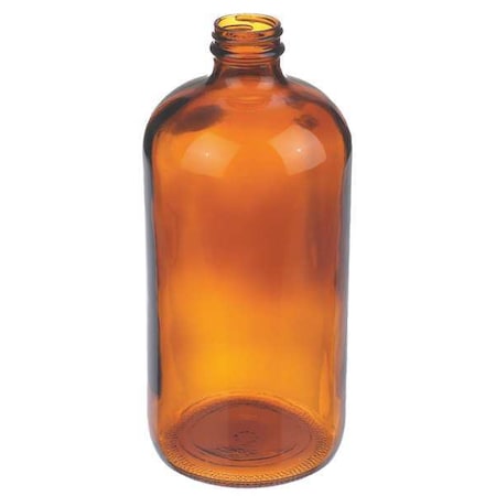 Bottle, 206 mm H, Amber, 94 mm Dia, PK30 MPN:W216870