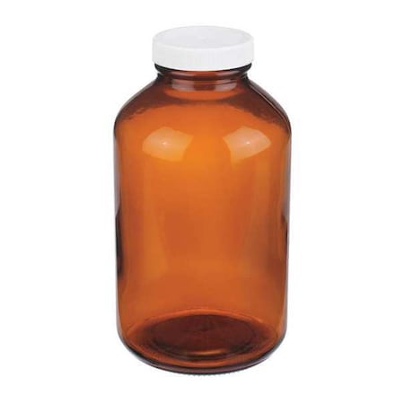 Bottle, 178 mm H, Amber, 99 mm Dia, PK12 MPN:W216944