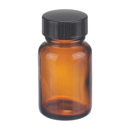 Bottle, 65 mm H, Amber, 37 mm Dia, PK24 MPN:W216951