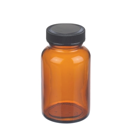 Wide Mouth Type III Amber Packer, 4, PK 24 MPN:W216953