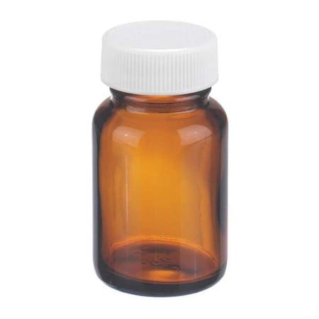 Bottle, 65 mm H, Amber, 37 mm Dia, PK432 MPN:W216954