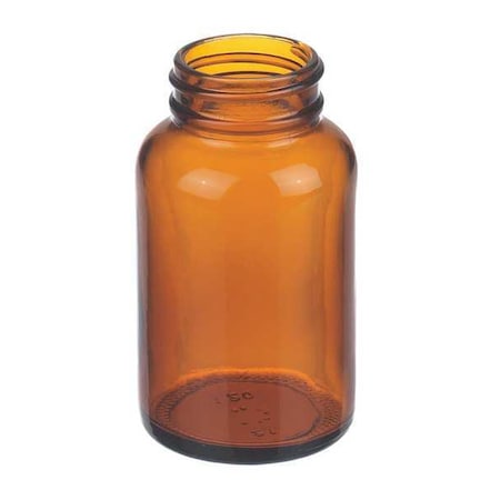 Bottle, 95 mm H, Amber, 54 mm Dia, PK180 MPN:W216962