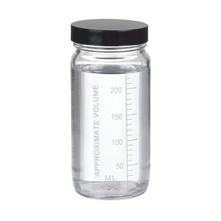 VALUMETRIC Graduated Bottle, 8oz, Ru, PK 24 MPN:W216981