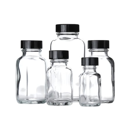 French Square Bottle, 32oz, PTFE-Fac, PK 12 MPN:W217881