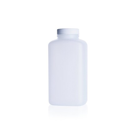 HDPE Oblong Bottle, 500mL, Solid Whi, PK 24 MPN:W218816