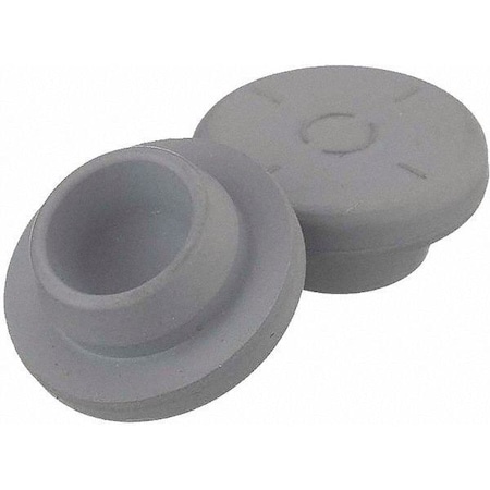 Snap-On Stoppers, Gray Chlorobuty, PK100 MPN:W224100-081