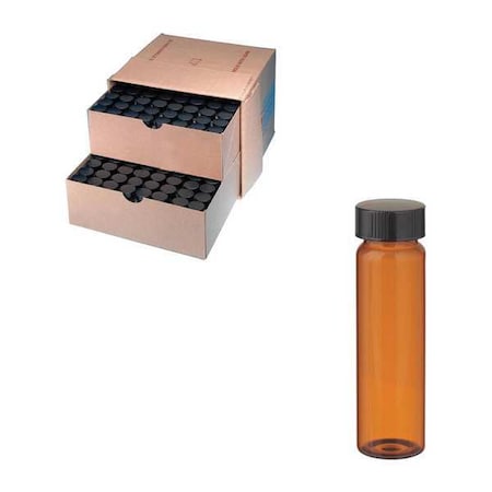Sample Vial, 40 mL, 28 mm Dia, PK72 MPN:W224840