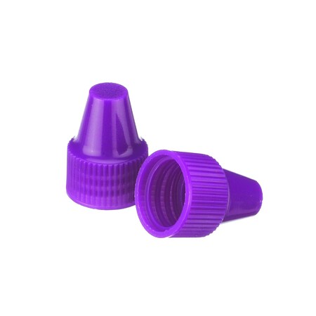 Dropper Tip Cap, 13-425, Purple, PK 1000 MPN:W242537-A