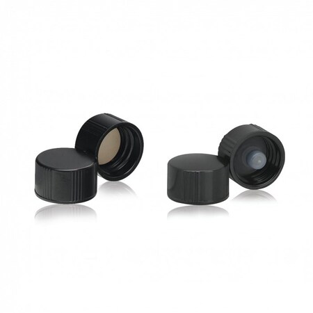 Solid Top Phenolic Screw Cap, PTF, PK200 MPN:W242711